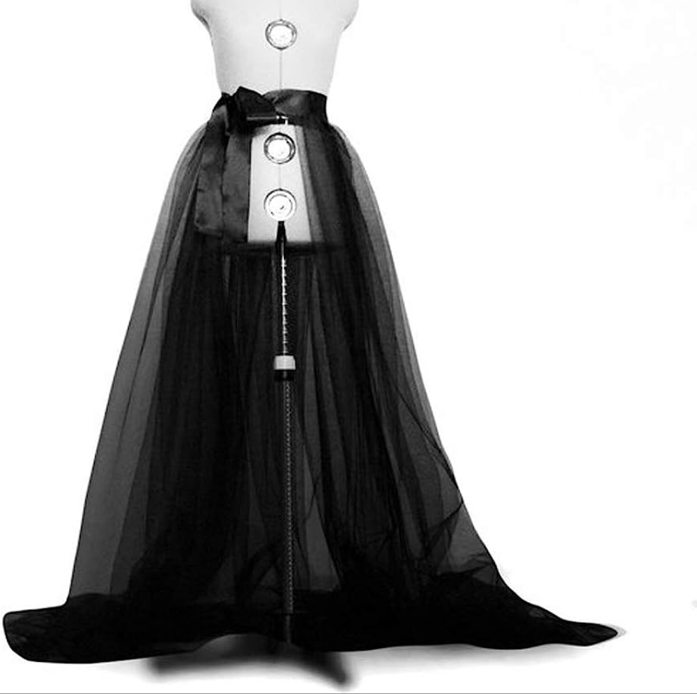 Women Tulle Tutu Long Skirts Wedding Party Cocktail Prom Bandage Mesh Maxi Dress